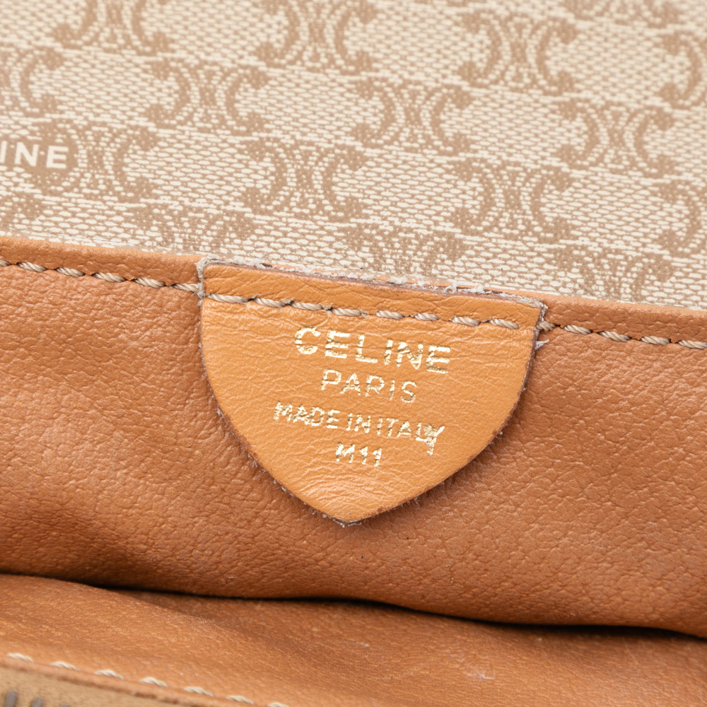 Pre-Loved Celine Macadam Coated Canvas Crossbody - Picture 5 of 6